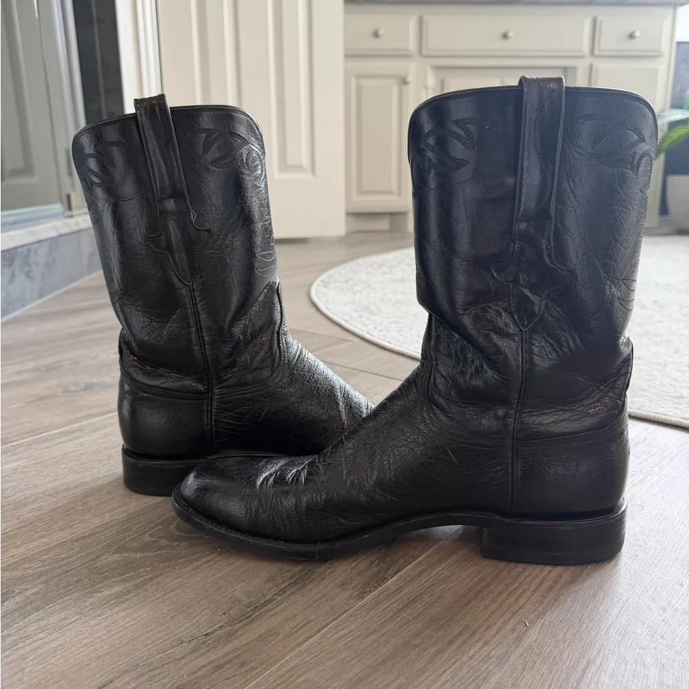 Lucchese smooth ostrich
